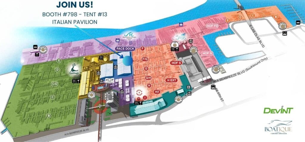 Boatique on FLIBS2024 Map