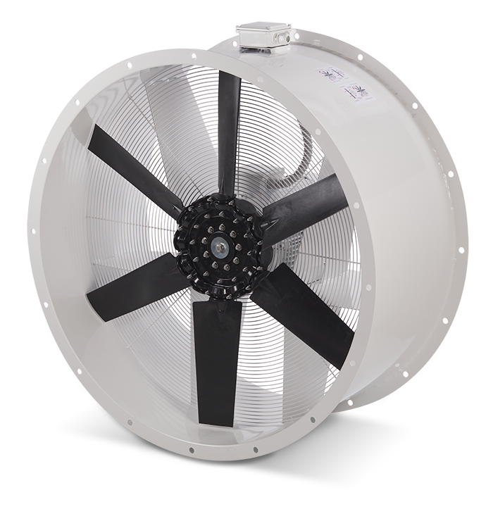 Feit axial fan for engine room ventilation